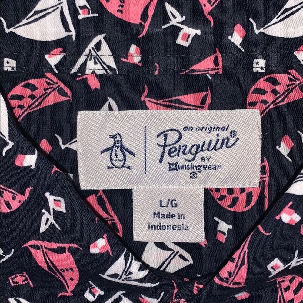 Penguin Short Sleeve Button Up - image 2